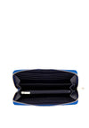 Tommy Hilfiger Monogram Large Zip Around Wallet, Blue