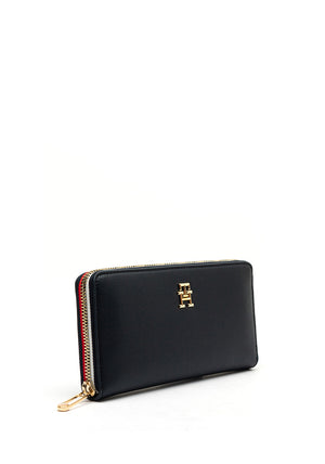 Tommy Hilfiger Essential Signature Large Wallet, Space Blue