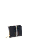 Tommy Hilfiger Woven Detail Medium Wallet, Navy