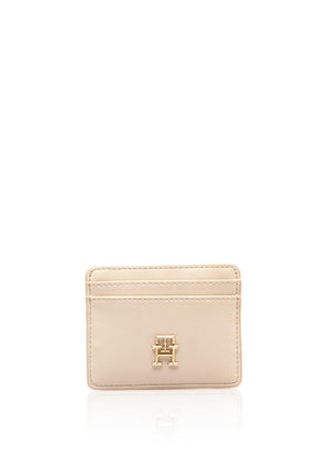 Tommy Hilfiger Logo Card Holder, Sugarcane