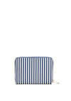 Tommy Hilfiger Poppy Summer Stripe Zip Around Small Wallet, Navy