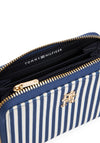 Tommy Hilfiger Poppy Summer Stripe Zip Around Small Wallet, Navy
