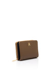 Tommy Hilfiger Icon Zip Around Flap Wallet, Tan