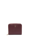 Tommy Hilfiger Icon Zip-Around Flap Wallet, Wine