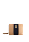 Tommy Hilfiger Monogram Zip Around Wallet, Tan