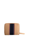 Tommy Hilfiger Monogram Zip Around Wallet, Tan