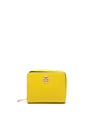 Tommy Hilfiger Iconic Medium Monogram Zip Around Wallet, Valley Yellow