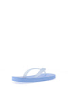 Tommy Jeans Womens Logo Flip Flop, Sugarplum Blue