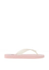 Tommy Jeans Womens Logo Flip Flop, Delicate Pink