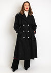 Tommy Hilfiger Oversized Cotton Trench Coat, Black
