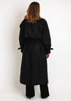Tommy Hilfiger Oversized Cotton Trench Coat, Black
