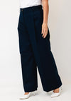 Tommy Hilfiger Wide Leg Chino Trousers, Navy