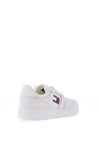 Tommy Jeans Womens Leather Retro Basketball Trainers, White