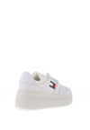 Tommy Jeans Womens Retro Flatform Fine Cleat Trainers, White