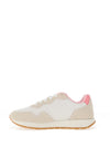 Tommy Jeans Womens Leather Essential Suede Cleat Trainers, Tickled Pink