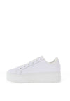 Tommy Jeans Womens Leather Essential Platform Trainers, White