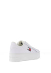 Tommy Jeans Womens Leather Essential Platform Trainers, White