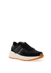 Tommy Jeans Womens Suede Cleated Trainers, Black