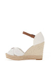 Tommy Hilfiger Womens Toe Wedge Sandals, White