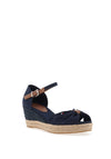 Tommy Hilfiger Womens Essential Wedge Sandals, Space Blue