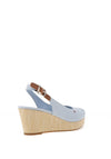 Tommy Hilfiger Womens Iconic Sling Back Wedge Sandals, Breezy Blue