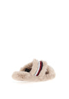 Tommy Hilfiger Furry Home Slippers, Beige