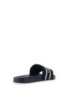 Tommy Hilfiger Womens Webbing Pool Sliders, Navy
