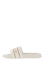 Tommy Hilfiger Womens Webbing Pool Sliders, Ecru
