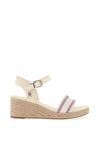 Tommy Hilfiger Womens Shirting Trim Wedge Sandals, Shirting Calico