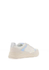 Tommy Hilfiger Laced Mesh Trainers, Ivory and Blue