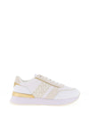 Tommy Hilfiger Lux Monogram Trainers, White and Gold