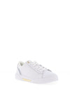 Tommy Hilfiger Womens Leather Chic Court Trainers, White