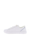 Tommy Hilfiger Womens Leather Chic Court Trainers, White