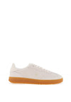 Tommy Hilfiger Womens Leather Heritage Trainers, Off White