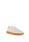 Tommy Hilfiger Womens Leather Heritage Trainers, Off White