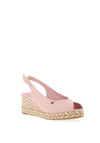 Tommy Hilfiger Womens Slingback Mid Wedge Espadrilles, Pink