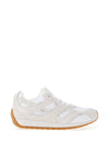 Tommy Hilfiger Womens Chic Suede Retro Trainers, White & Silver