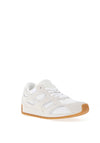 Tommy Hilfiger Womens Chic Suede Retro Trainers, White & Silver