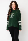TOMMY HILFIGER TEXTURED GRAPHIC C-NK LS SWT