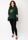 TOMMY HILFIGER TEXTURED GRAPHIC C-NK LS SWT