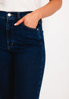 Tommy Jeans Womens Sylvia High Rise Super Skinny Jeans, Dark Wash Denim