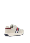 Tommy Jeans Womens Retro Flag Trainers, Stone