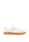 Tommy Jeans Womens The Greenwich Suede Platform Trainers, Beige