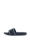 Tommy Jeans Womens Branded Pool Sliders, Navy