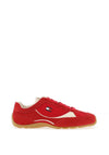 Tommy Jeans Womens Archive ’97 Lite Suede Trainers, Red