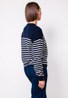Tommy Jeans Striped Knit Jumper, Navy