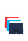 Tommy Hilfiger 3 Pack Logo Waistband Boxers, Navy Multi