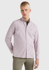 Tommy Hilfiger 1985 Flex Stripe Shirt, Classic Pink & Optic White