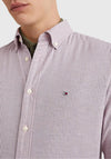 Tommy Hilfiger 1985 Flex Stripe Shirt, Classic Pink & Optic White