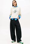 TOMMY HILFIGER TEXTURED GRAPHIC C-NK LS SWT